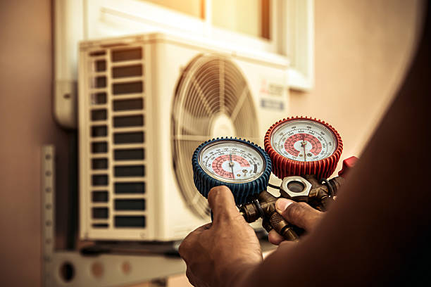 Professional Ac Installation technician working in Loganville, GA